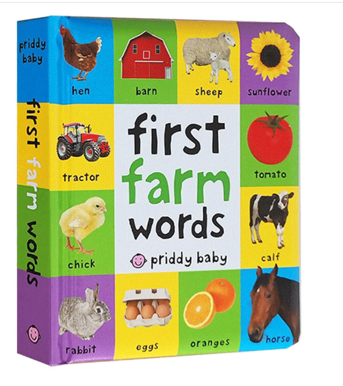 Baby's First Educational Book – First 100 Farm Words
