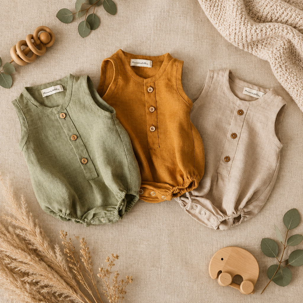 Earthy Essentials Baby Romper