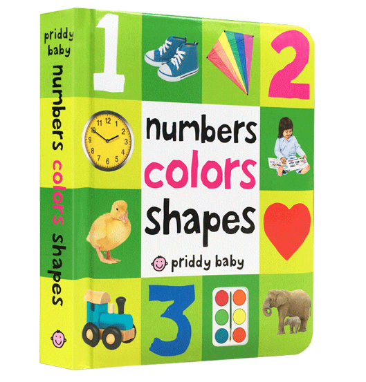 Baby's First Educational Book – 100 Words - Numbers Colors Shapes