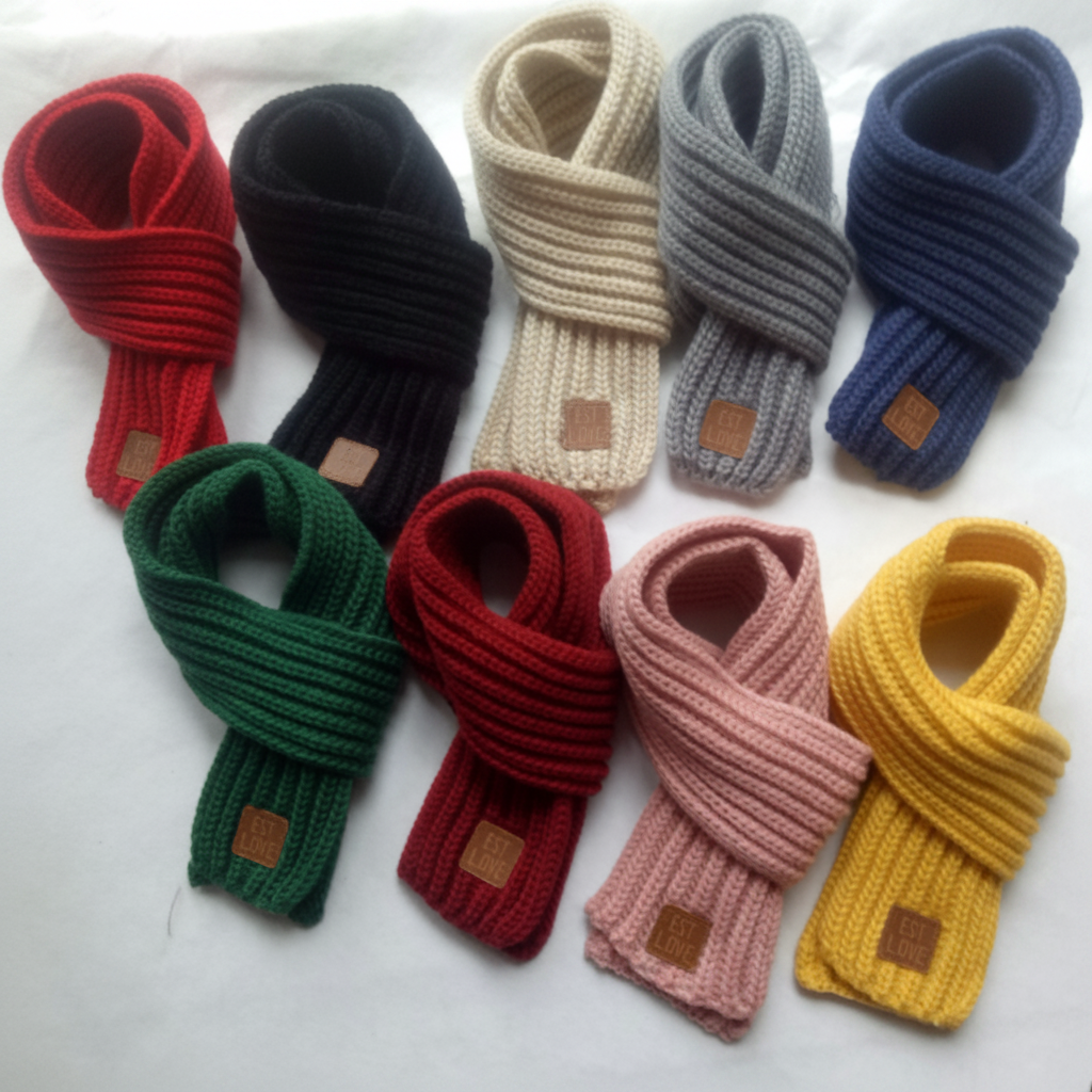 Winter Knit Kids Scarf