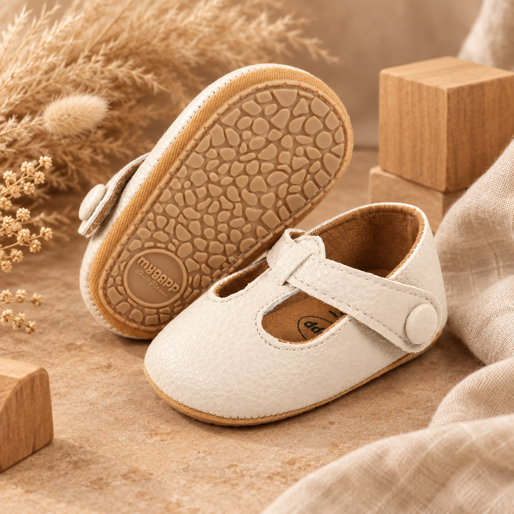 Olive Baby Ballet Flats