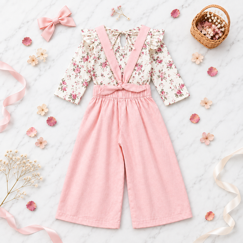 The Rosie Posy Set – back view with bow detail