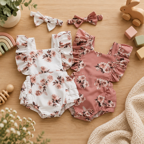 Blossom Lane Floral Romper – alternate view 1