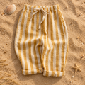 The Cove Stripe Pants – Yellow