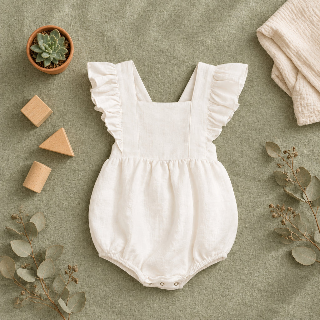 Willow & Sage Romper – white