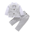 Luxe Gentleman Suit Set – White