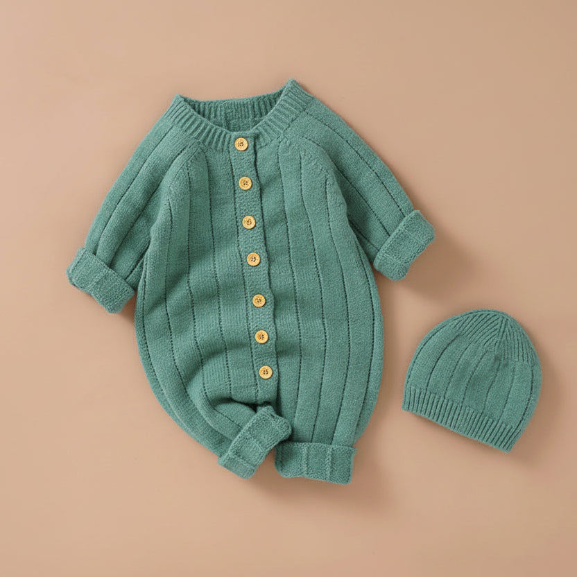 Winter Knit Hooded Jumpsuit – alternate view 11