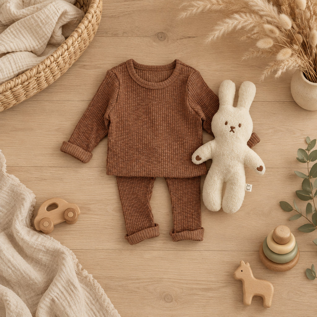 Mini Essentials Cotton PJ Set – alternate view 7