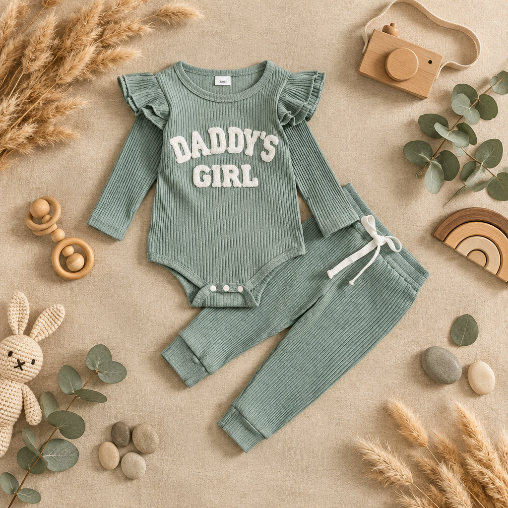 Daddy's Little Girl Pastel Set – Cyan
