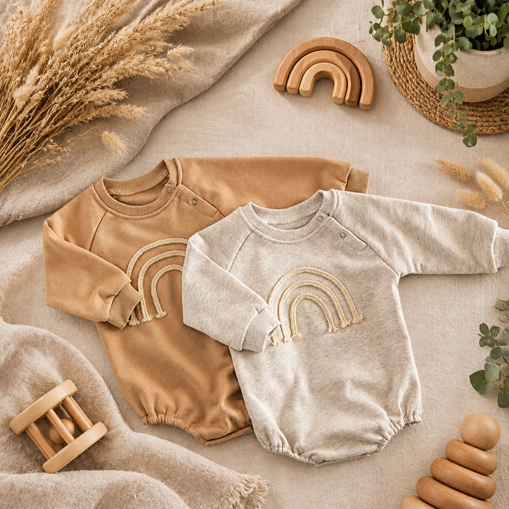Little Boho Rainbow Bodysuit