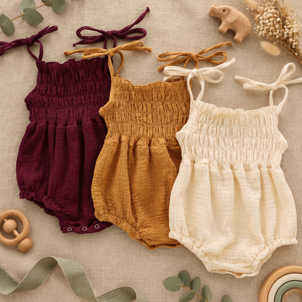 Summer Love Shoulder-Tie Romper – alternate view 1