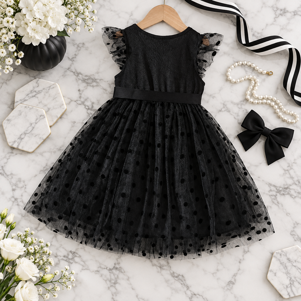 Maeve Polka Dot Tulle Dress