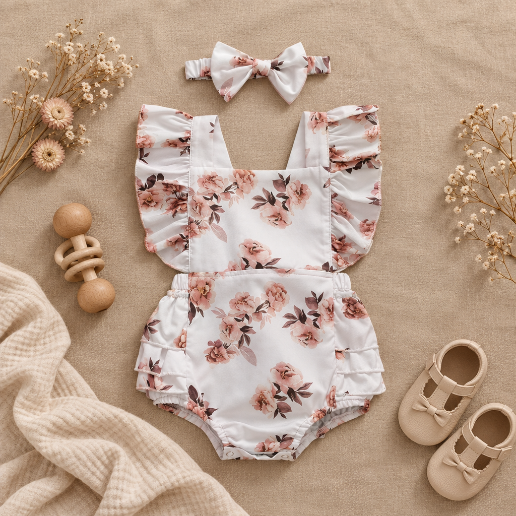 Blossom Lane Floral Romper – alternate view 2