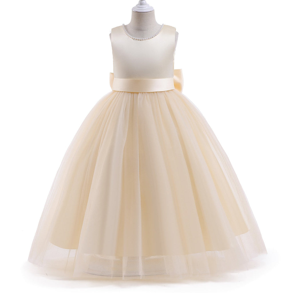 Pearl Satin & Tulle Ball Gown – alternate view 2