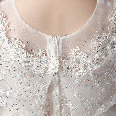 Classic Lace Flower Girl Dress – alternate view 3