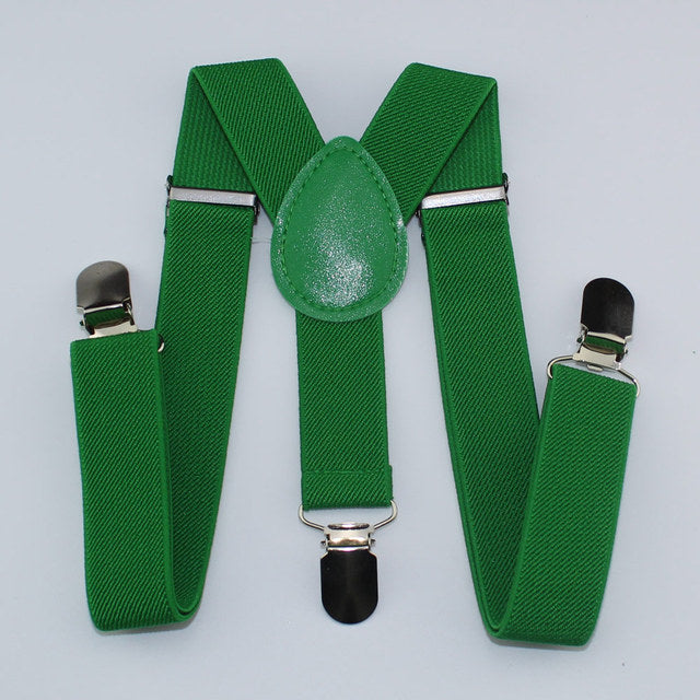 Lush Kidz Classic Suspenders – Dark green