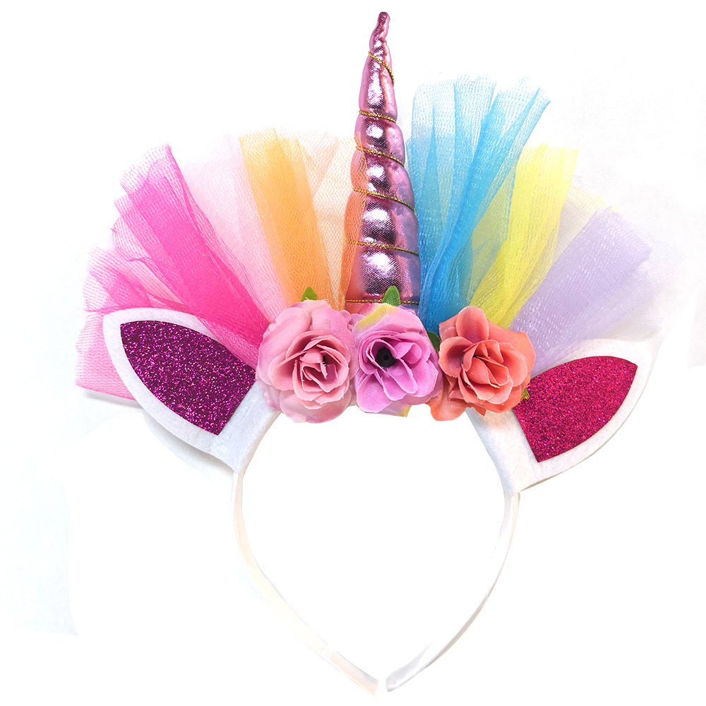 Rainbow Unicorn Tulle Dress – alternate view 2
