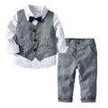 Oliver Boys 4-Piece Suit Set – Grey – alternate view
