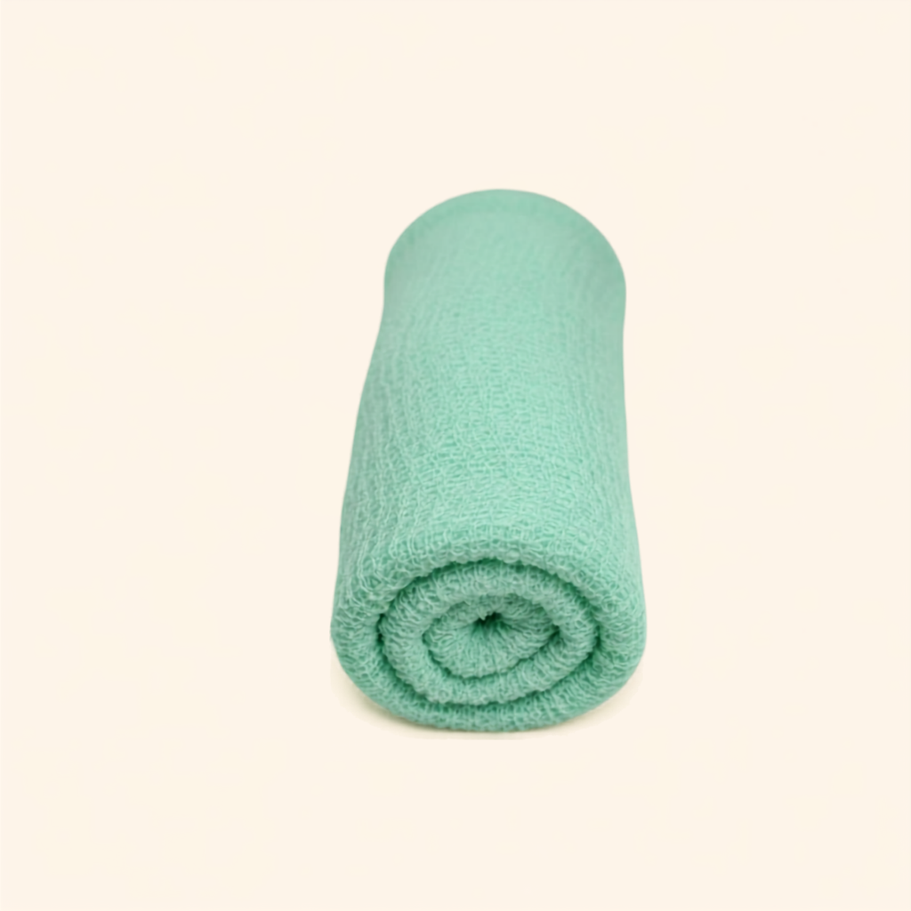 Newborn Keepsake Knit Wrap – Green