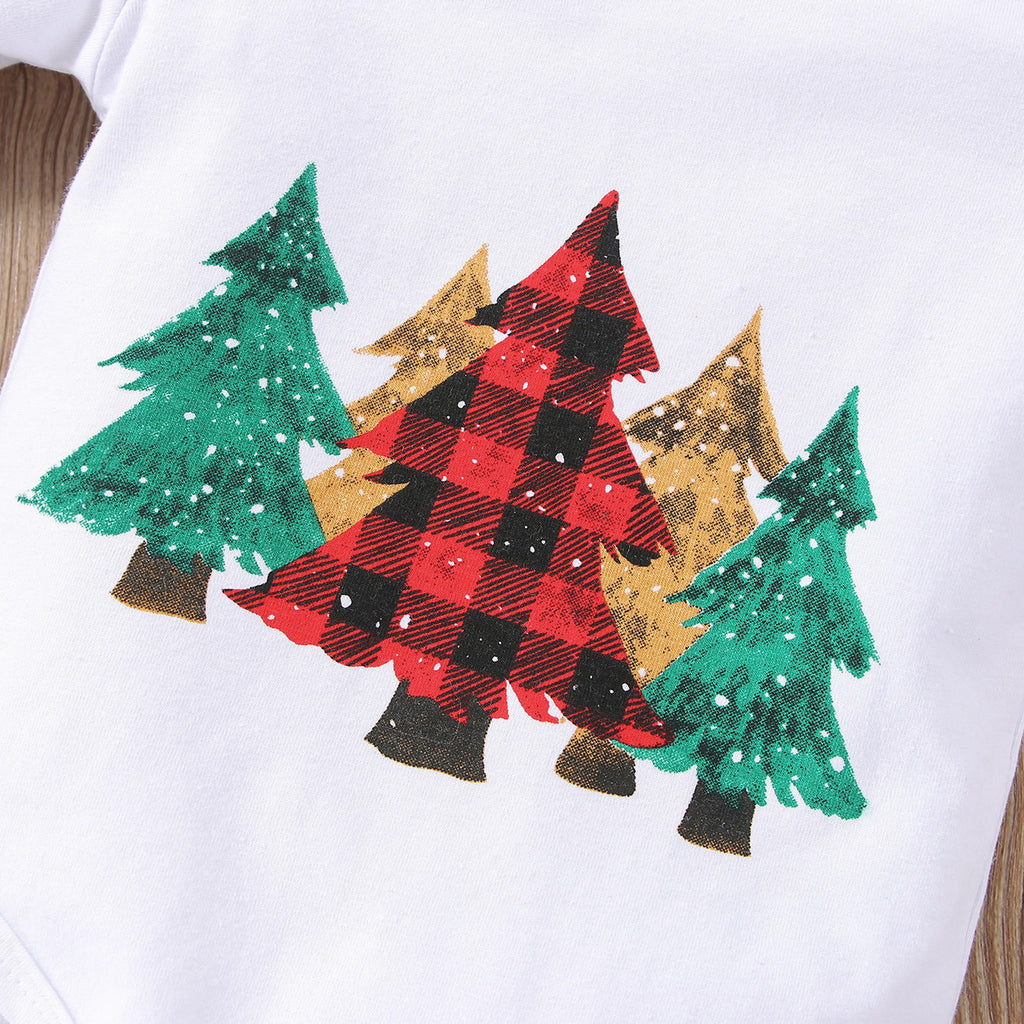 Little Lumberjack Christmas Tree 3 Piece Set – White – view 2