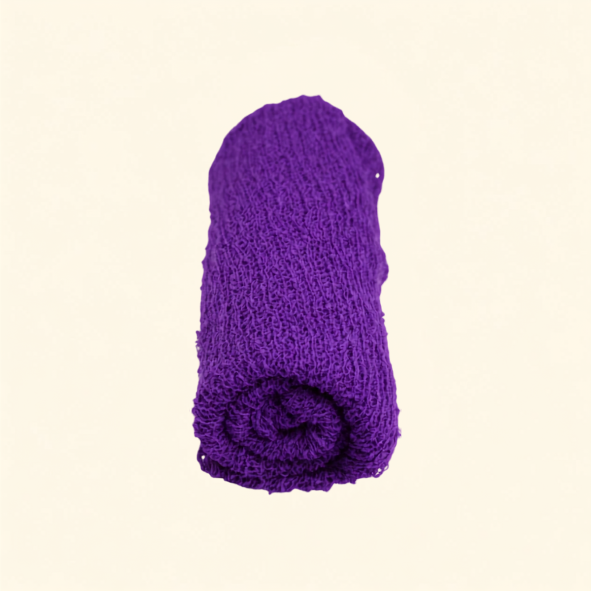 Newborn Keepsake Knit Wrap – Dark purple
