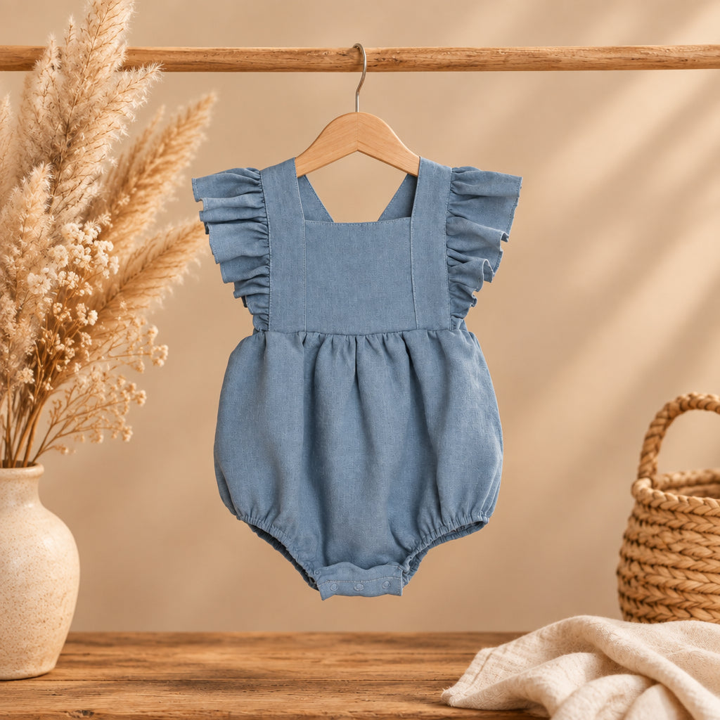 Willow & Sage Romper – Blue