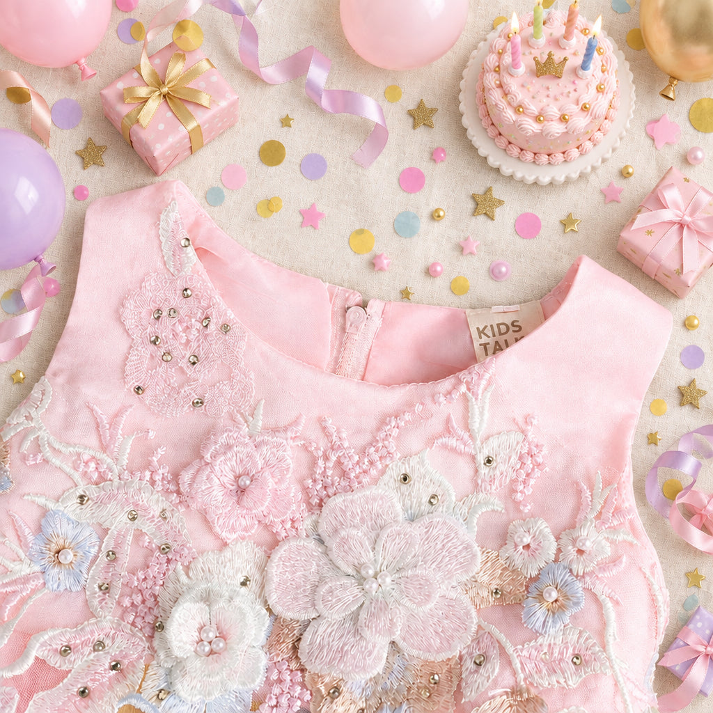 Rainbow Dreamz Tulle Dress – Pink – view 2