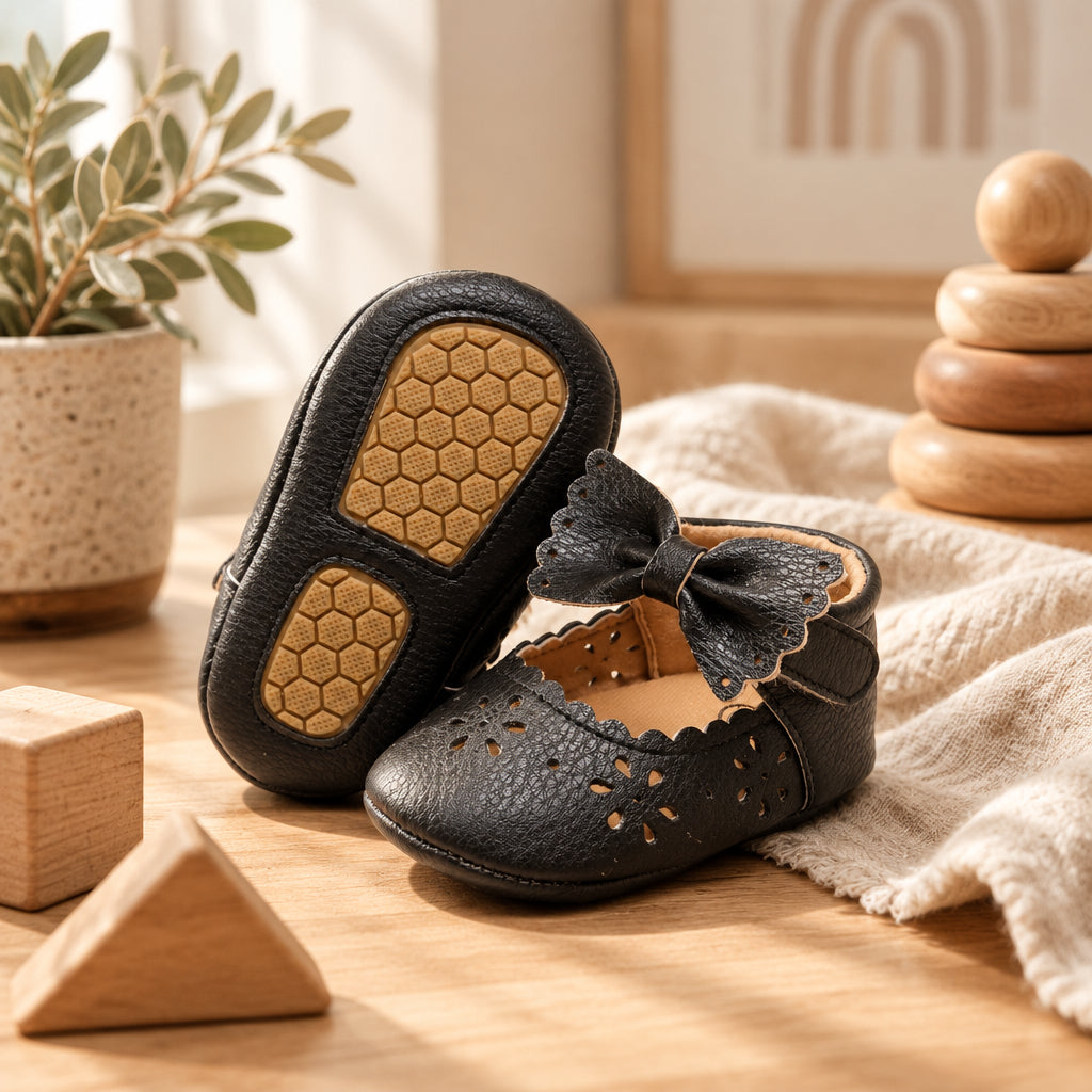 Little Loves Baby Shoes – Black