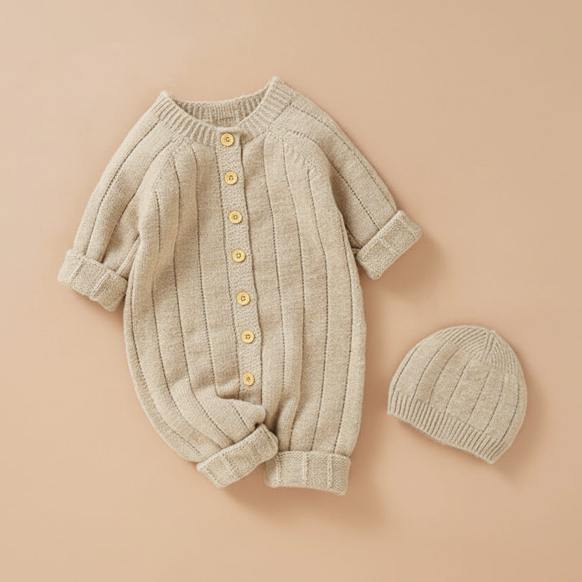 Winter Knit Hooded Jumpsuit – alternate view 8