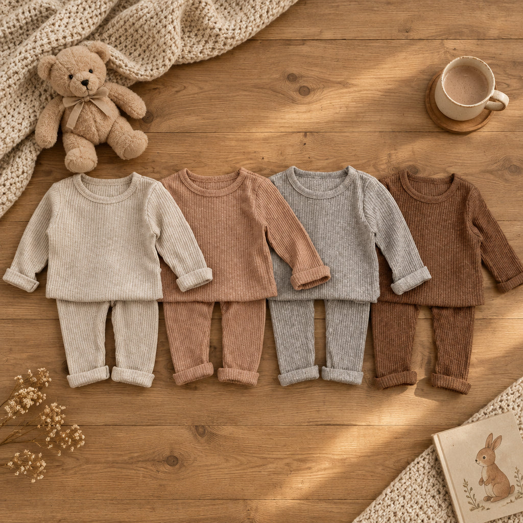 Mini Essentials Cotton PJ Set – alternate view 1
