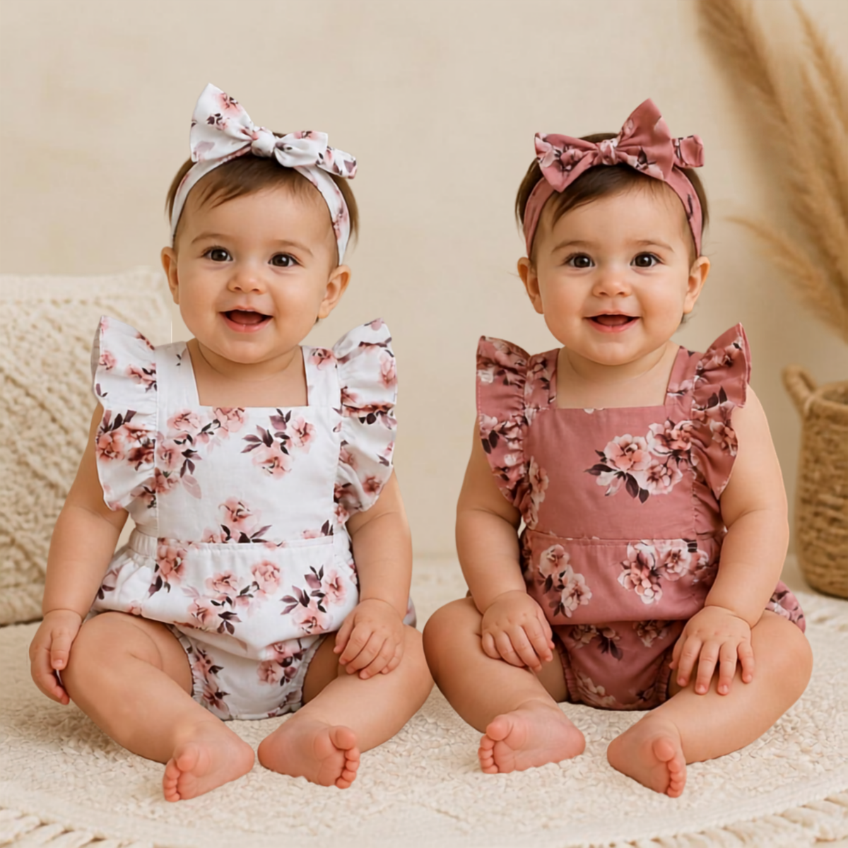 Blossom Lane Floral Romper