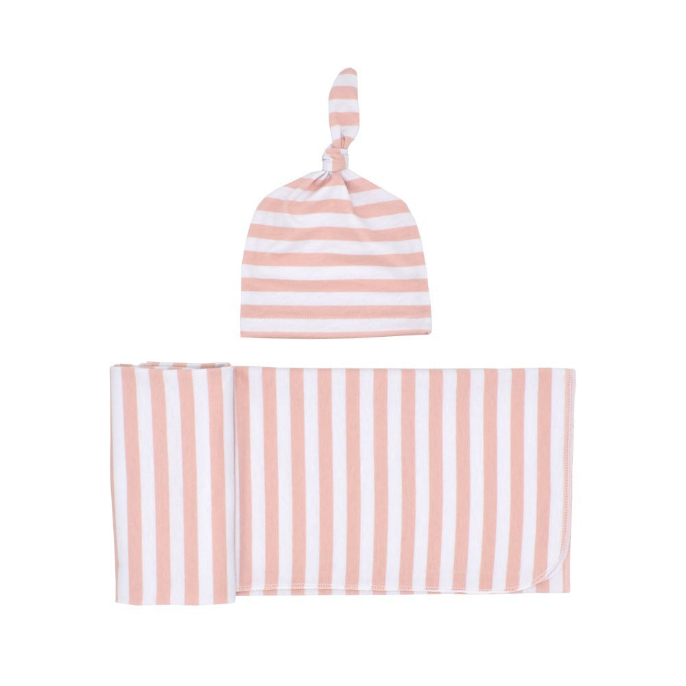 Little Dreamer Swaddle & Cap Set – Pink