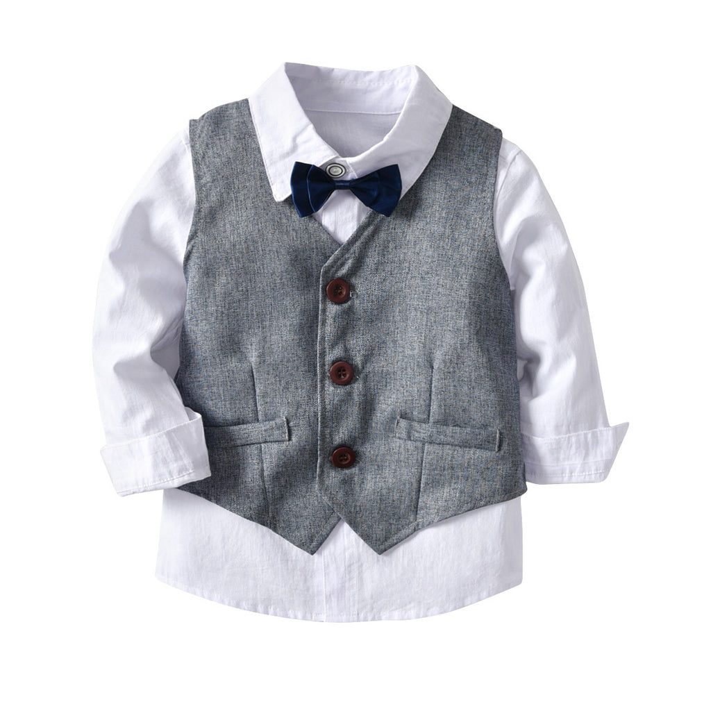 Oliver Boys 4-Piece Suit Set – Grey – view 3