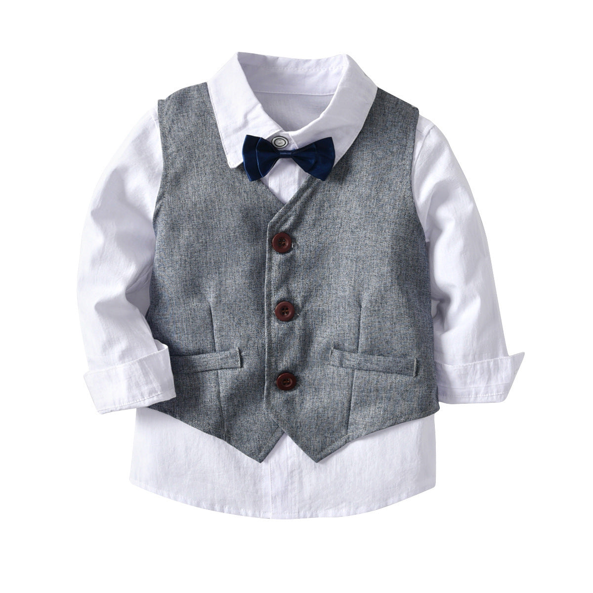 Oliver Boys 4-Piece Suit Set – Grey – view 3