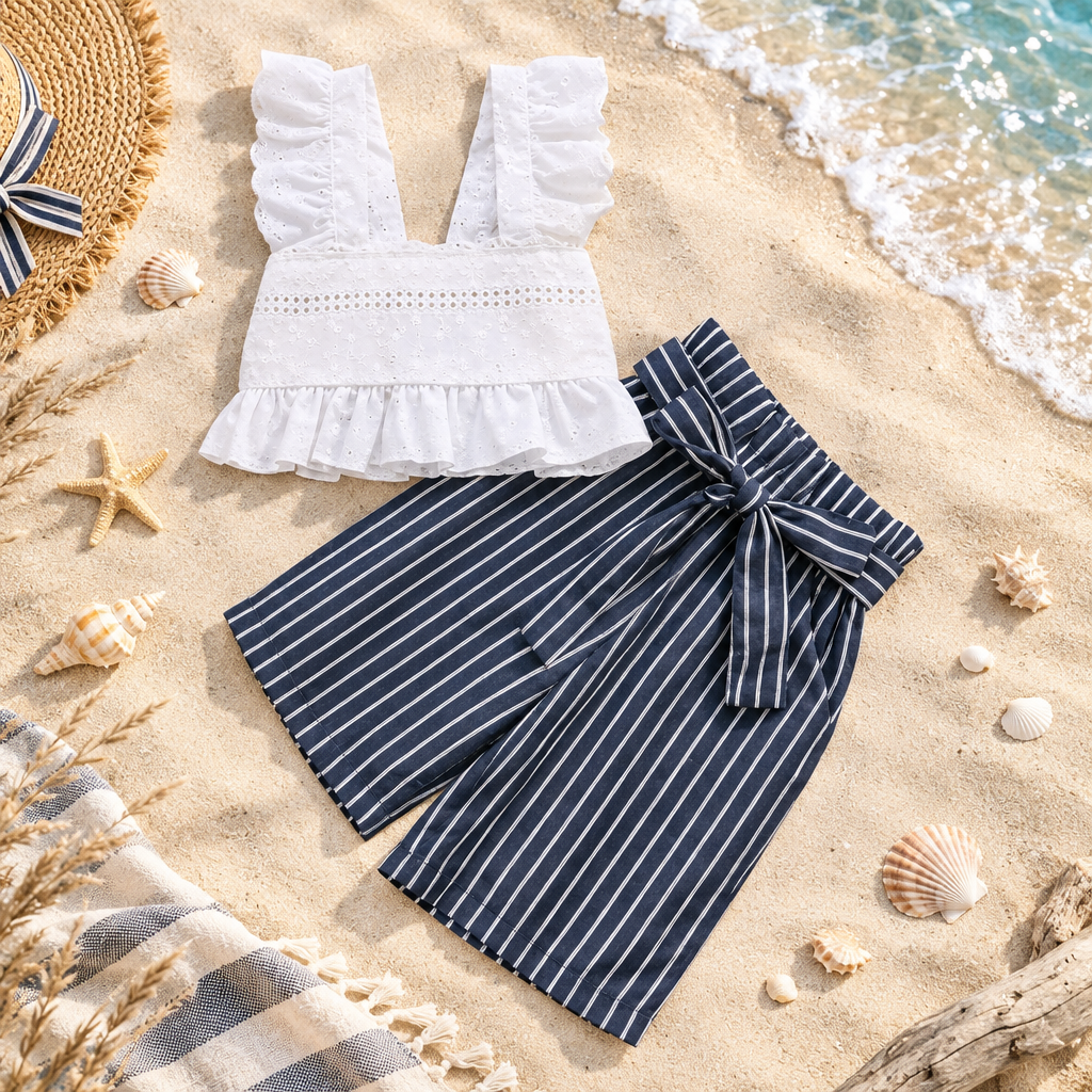 Hampton Belle Set – White – alternate view