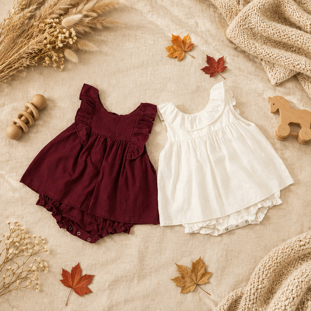 Heritage Ruffle Bodysuit Dress – alternate view 1