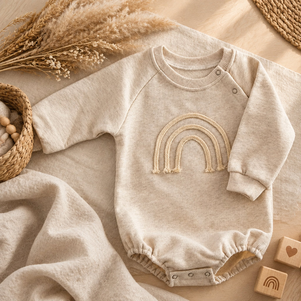 Little Boho Rainbow Bodysuit – alternate view 3