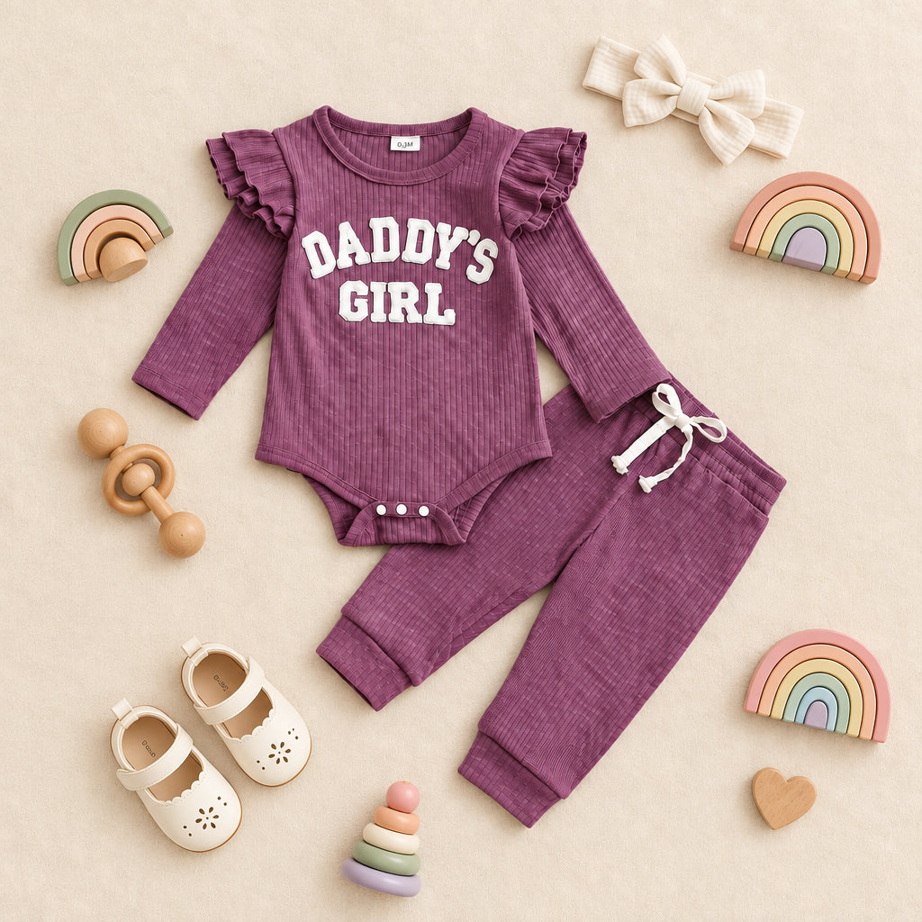 Daddy's Little Girl Pastel Set – Purple