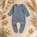 Everyday Cotton Baby Romper – Blue