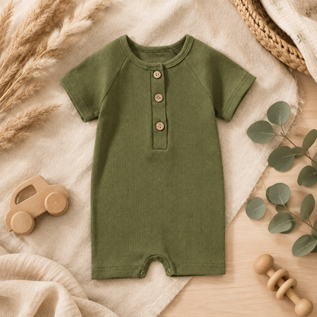 Bright Bots Baby Romper