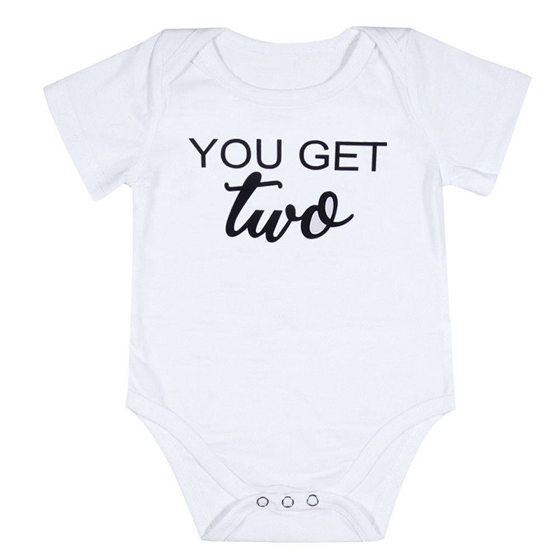 Two Little Miracles Rompers – White B