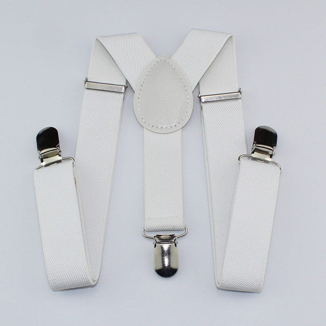 Lush Kidz Classic Suspenders – White
