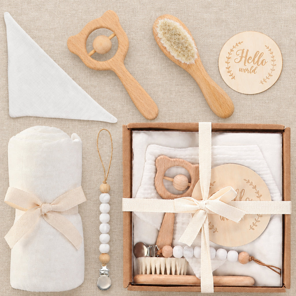 Hello World Essentials Gift Set – A | Rafferty Rattle