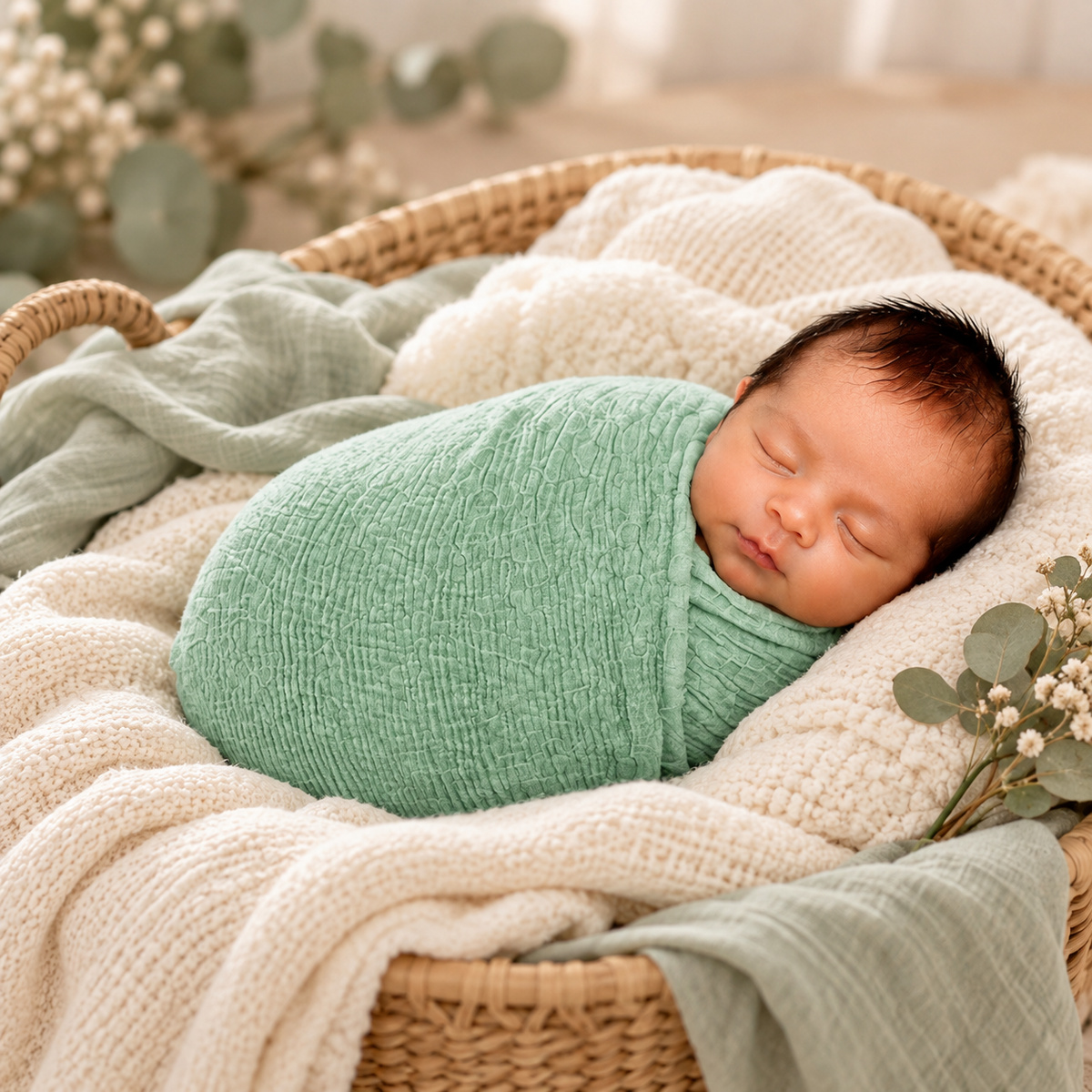 Newborn Keepsake Knit Wrap
