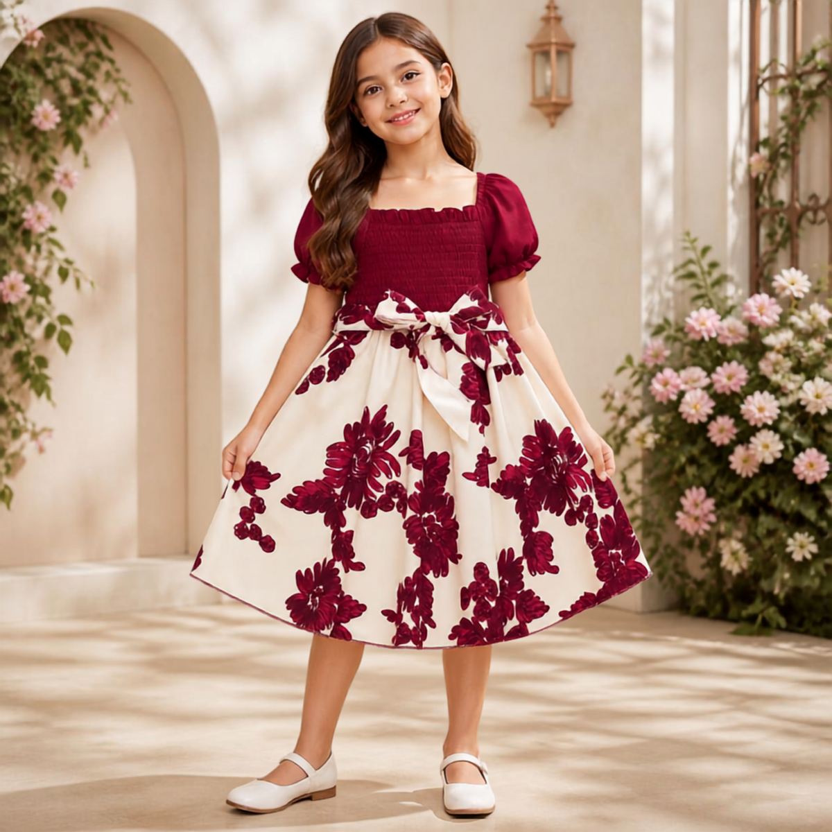 Garden Party Floral Dress
