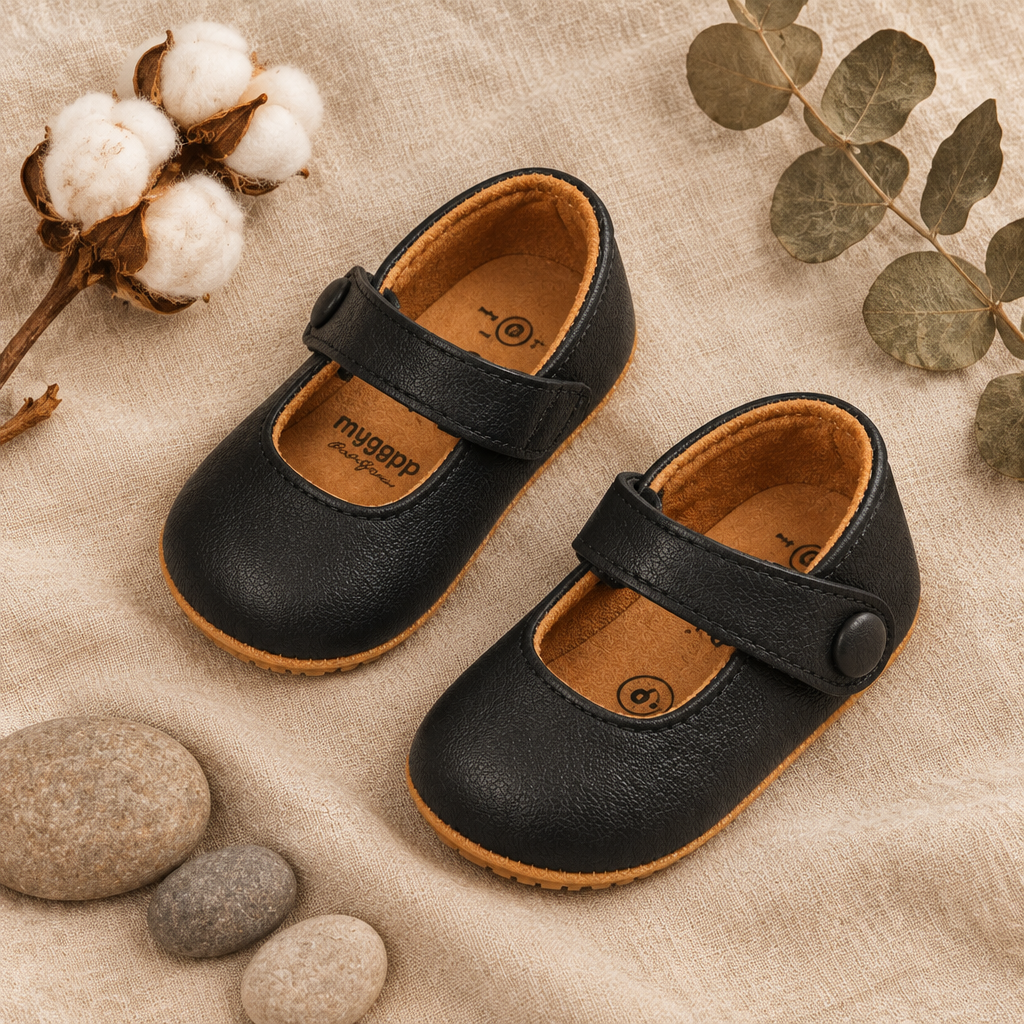 Olive Baby Ballet Flats