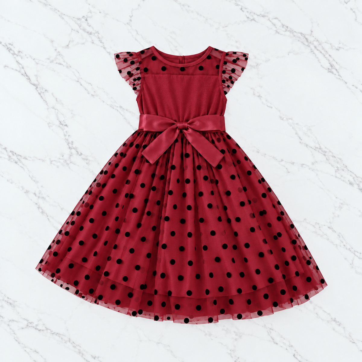 Maeve Polka Dot Tulle Dress
