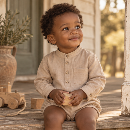 Earthbound Hooded Romper