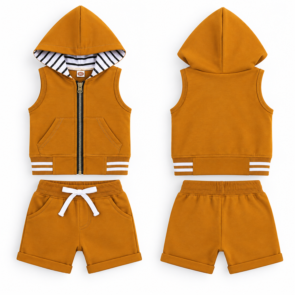 Urban Kid Streetwear Set – Caramel