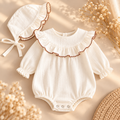 Little Wanderer Neutral Jumpsuit – White